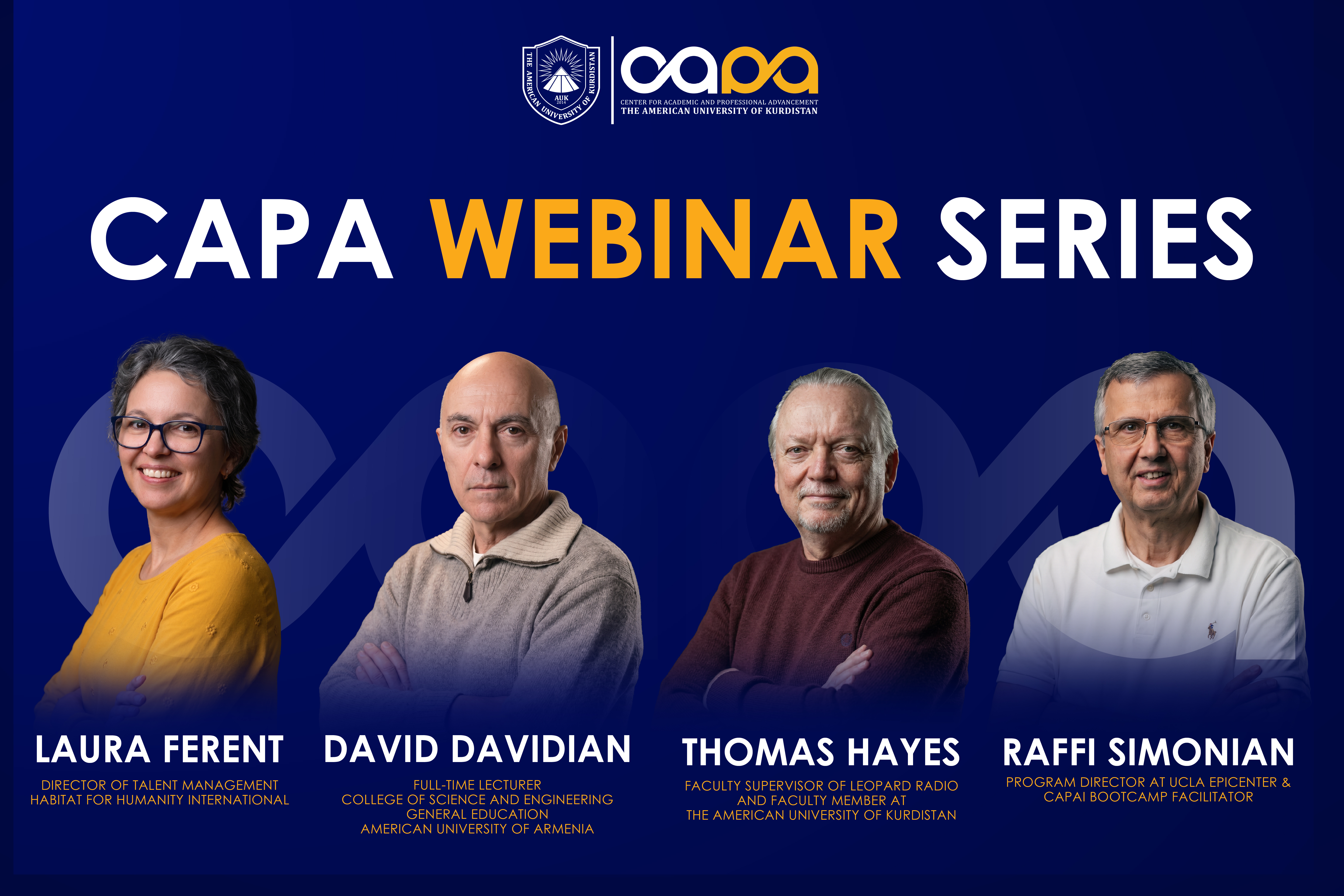 AUK CAPA Launches Webinar Series to Support Continuous Learning During Crisis
