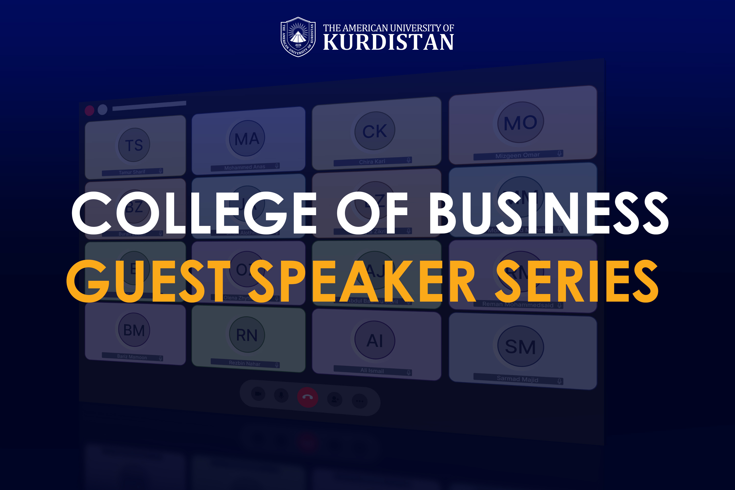 AUK College of Business Guest Speaker Series Builds Momentum with Global Experts and Strong Student Engagement