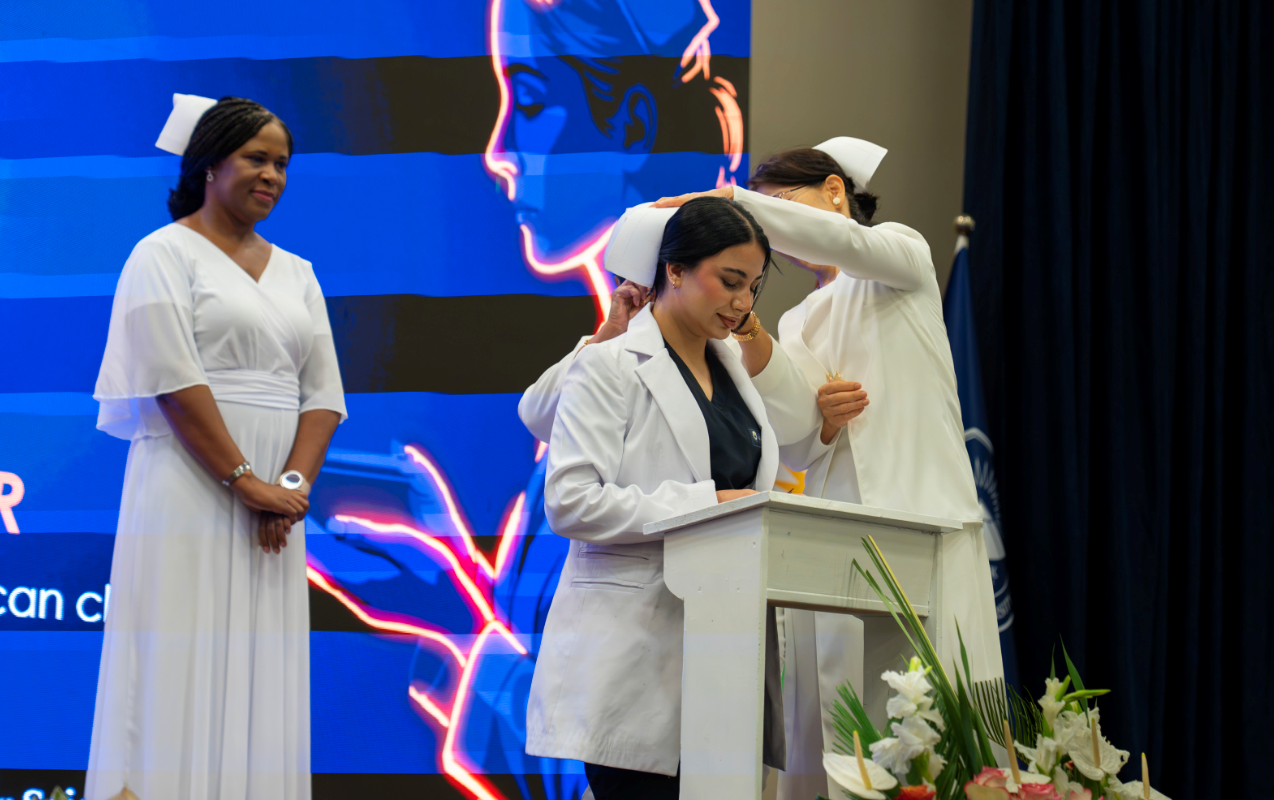 AUK College of Nursing Hosts 4th Annual Capping, Candle Lighting, and White Coat Ceremony