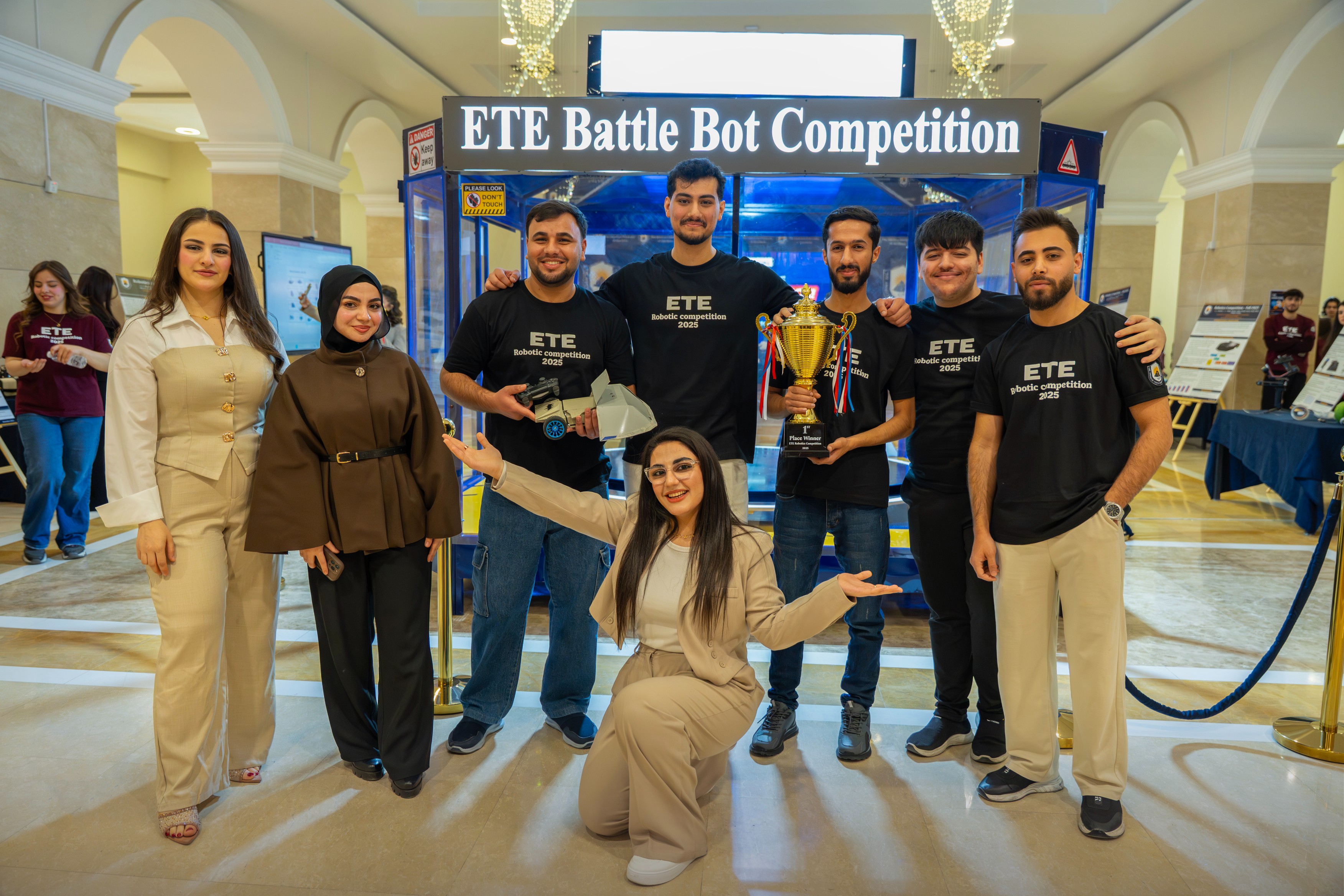 AUK ‘s Electronics and Telecommunication Engineering Students Compete in Robotics Competition